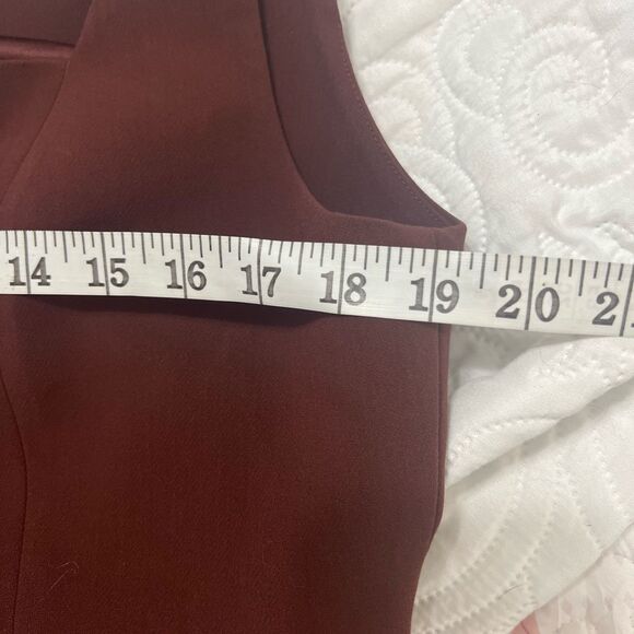 PAIGE Irene Square Neck Vest Brown 12
Large Extra Large Buttons - Picture 10 of 11